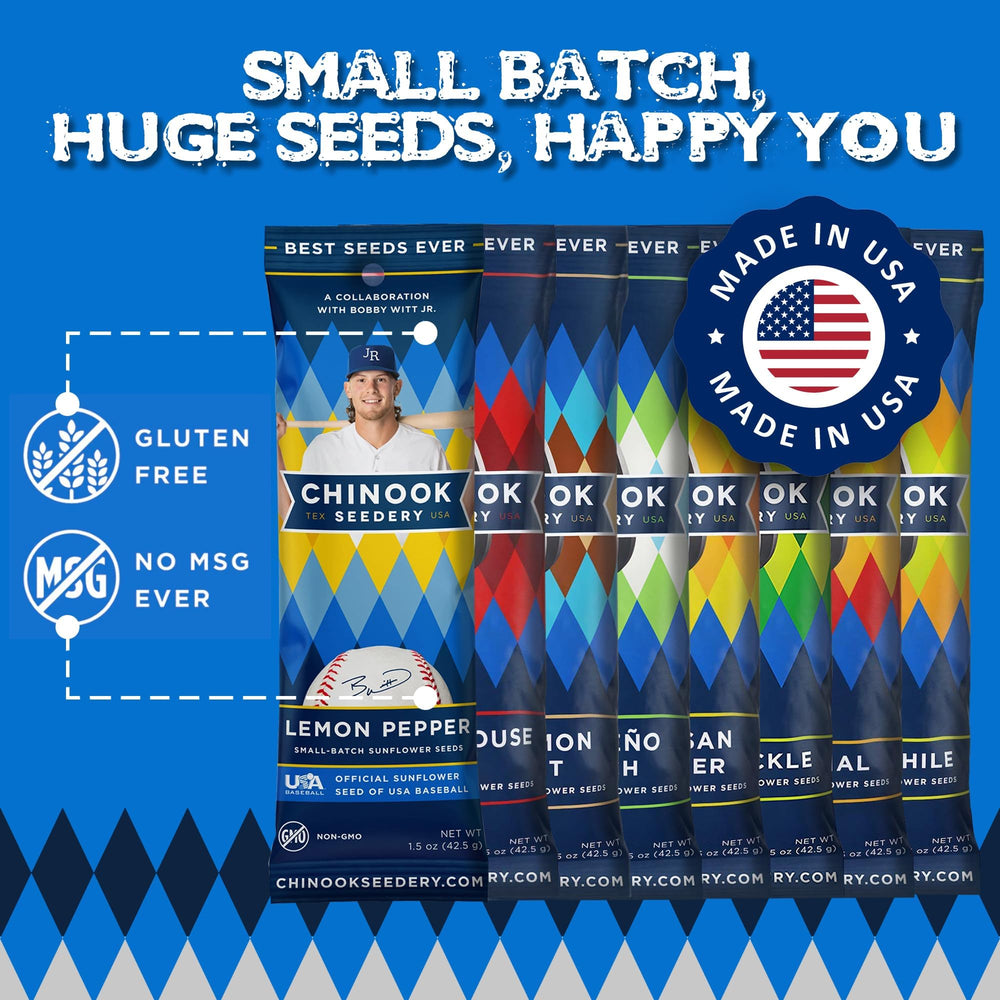 Chinook Seedery Cinnamon Toast seeds, sweet-salty treat for snacks.
