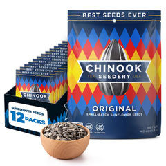 Chinook Seedery Original Roasted Pack offers protein-rich, on-the-go snacking.