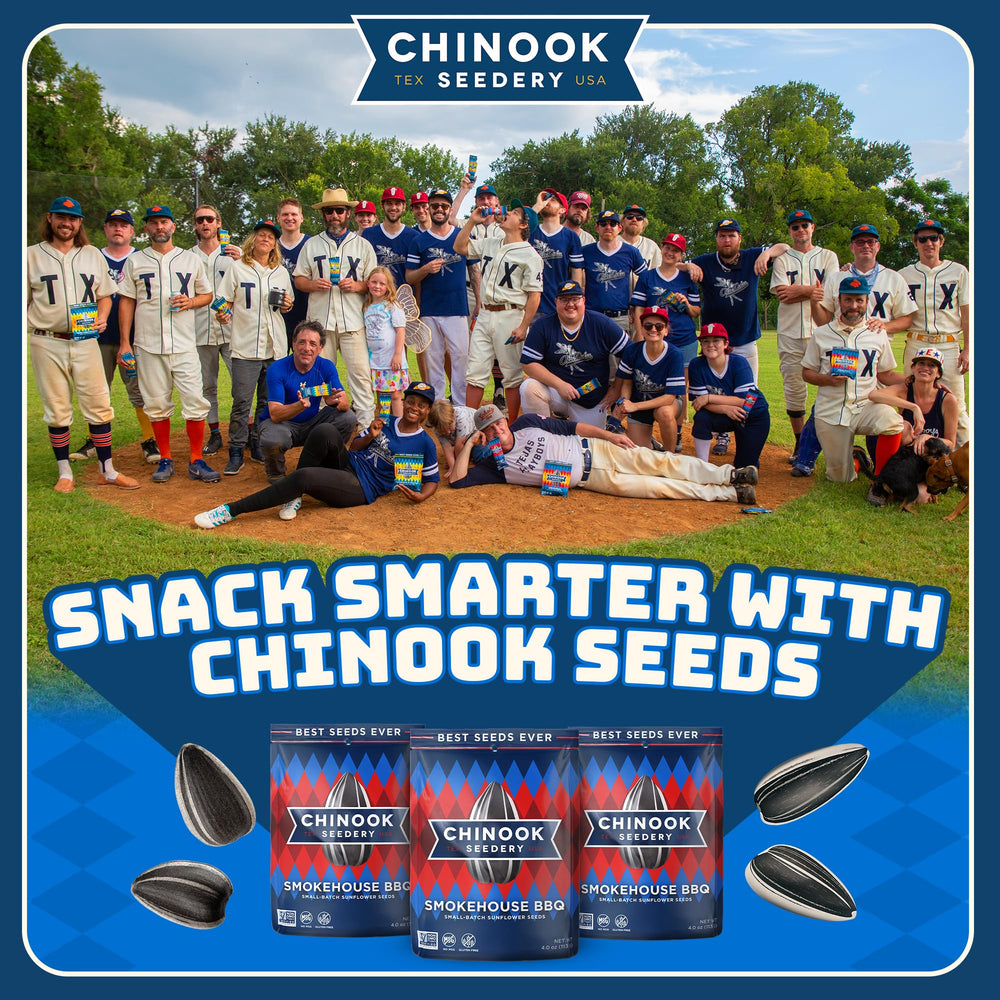 Chinook Seedery USA Baseball official seed for fan-approved snacks