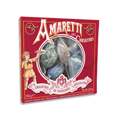 Chiostro di Saronno Amaretti Del Chiostro almond aroma enhances coffee moments.