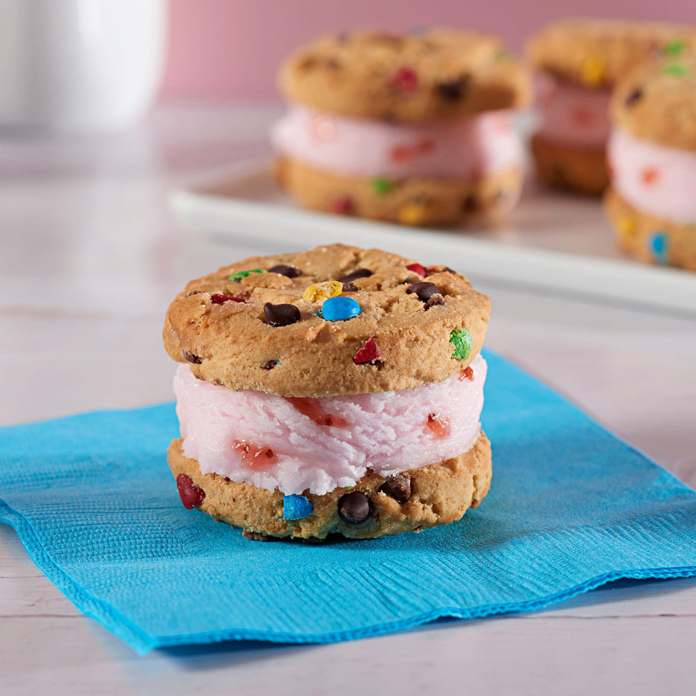 CHIPS AHOY! Candy Blasts cookies pair nicely with milk for dunking.