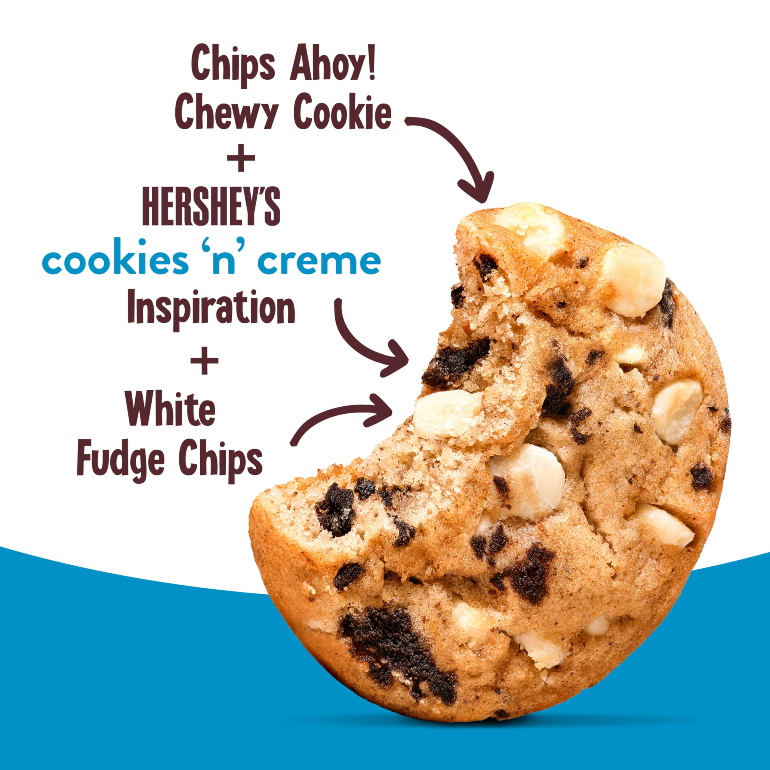 Packaged CHIPS AHOY! cookies in the resealable pouch ideal for lunches.