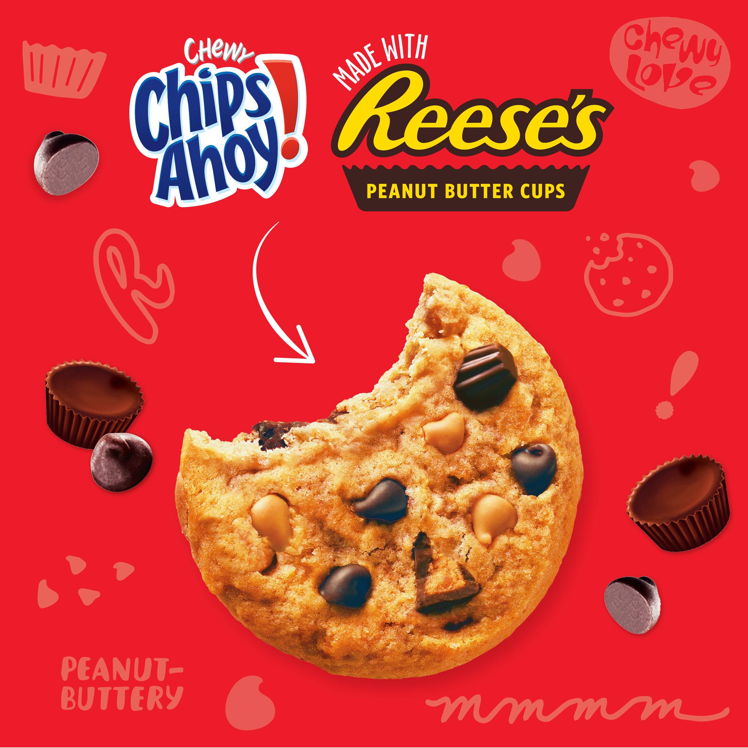CHIPS AHOY! family-size-lift-tab: easy open and reseal after snack time.