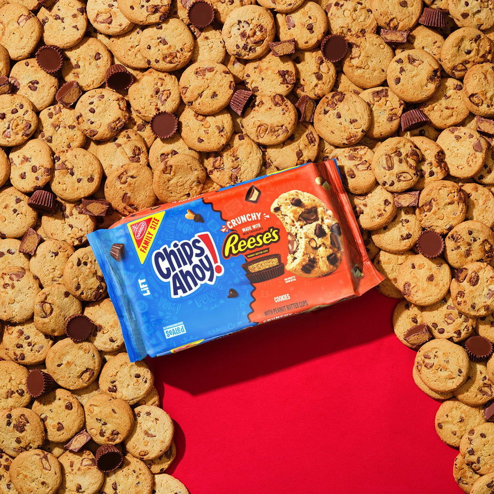 Chips Ahoy! Gift basket addition with cookies as a sweet bonus.