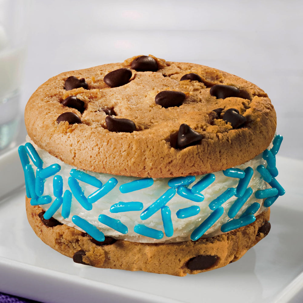 CHIPS AHOY Gluten Free chocolate chip cookies stacked for sharing