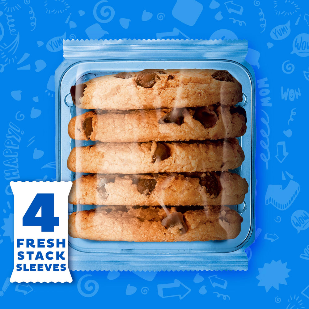 Lunchtime snacks for adults featuring CHIPS AHOY Fresh Stacks.