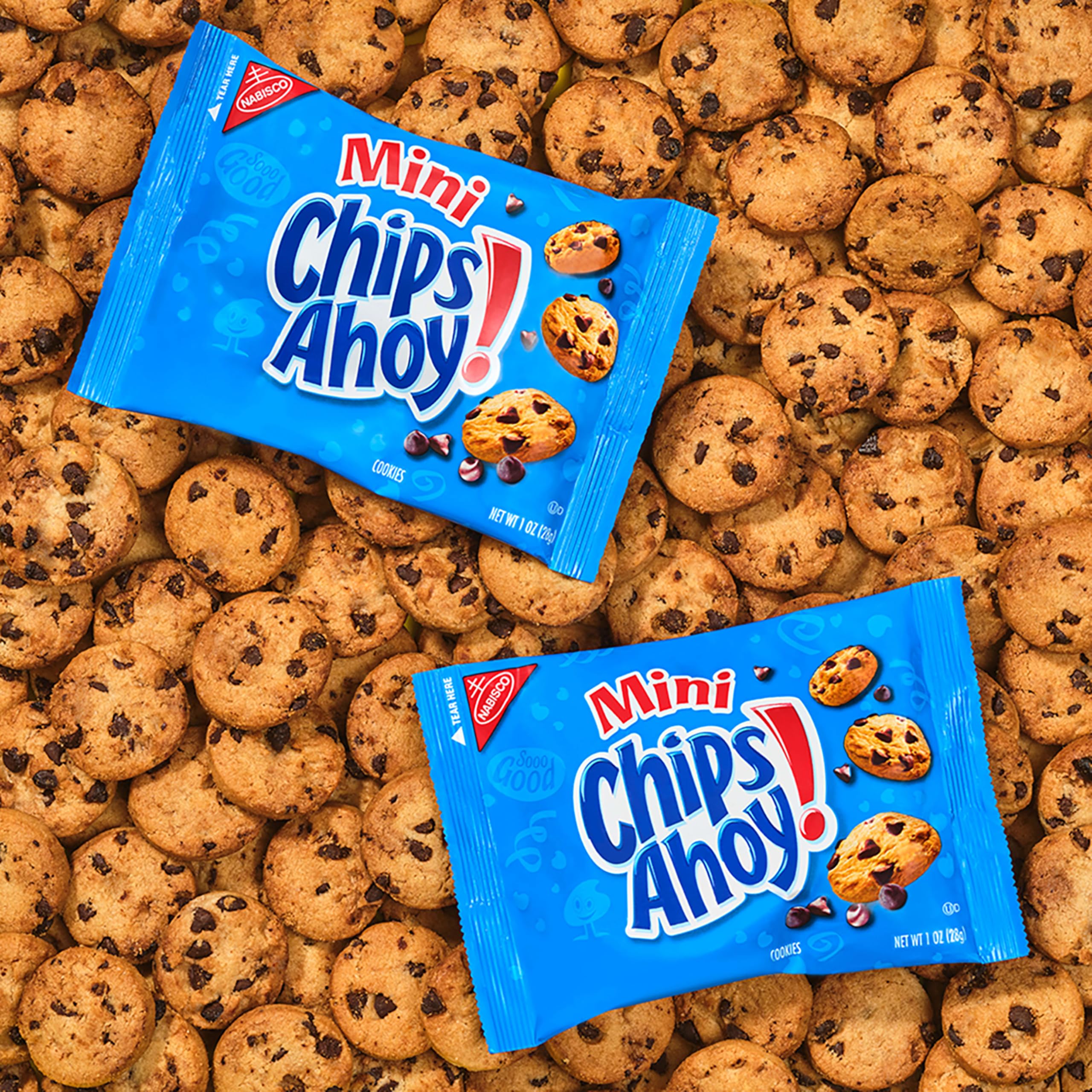 Chips Ahoy! Mini Cookies, pantry-friendly bulk supply for fun treats.