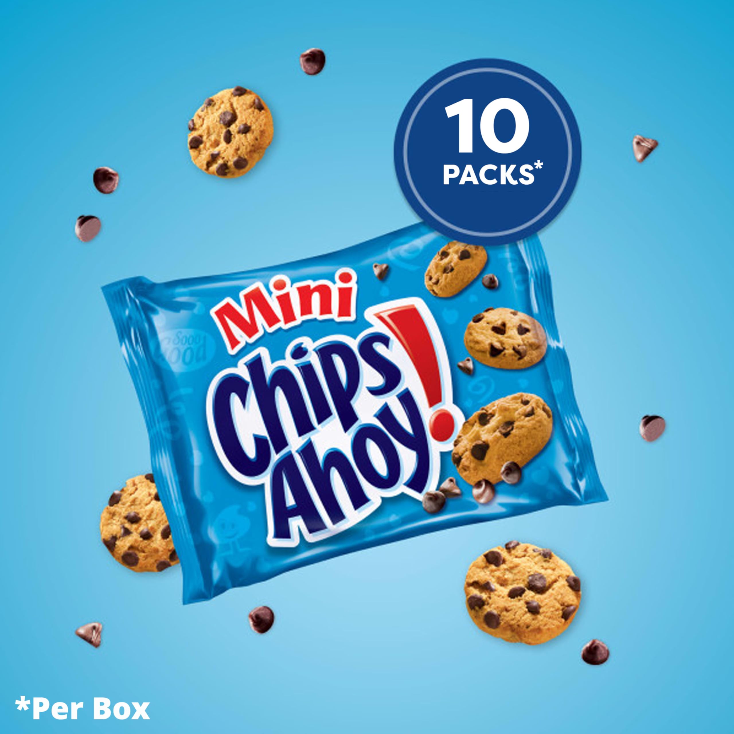 Chips Ahoy! Mini Original Cookies, travel-friendly snack packs for guilt-free snacking.