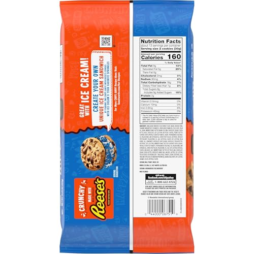Chips Ahoy! Reese’s cups detail with bite-sized morsels for snack-time joy.