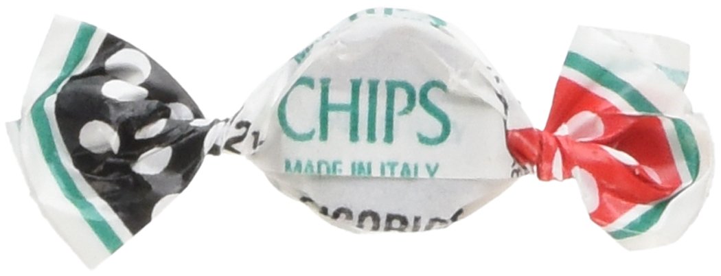 Chipurnoi Chips Italian Licorice bulk bag close-up with throat comfort and breath freshening.