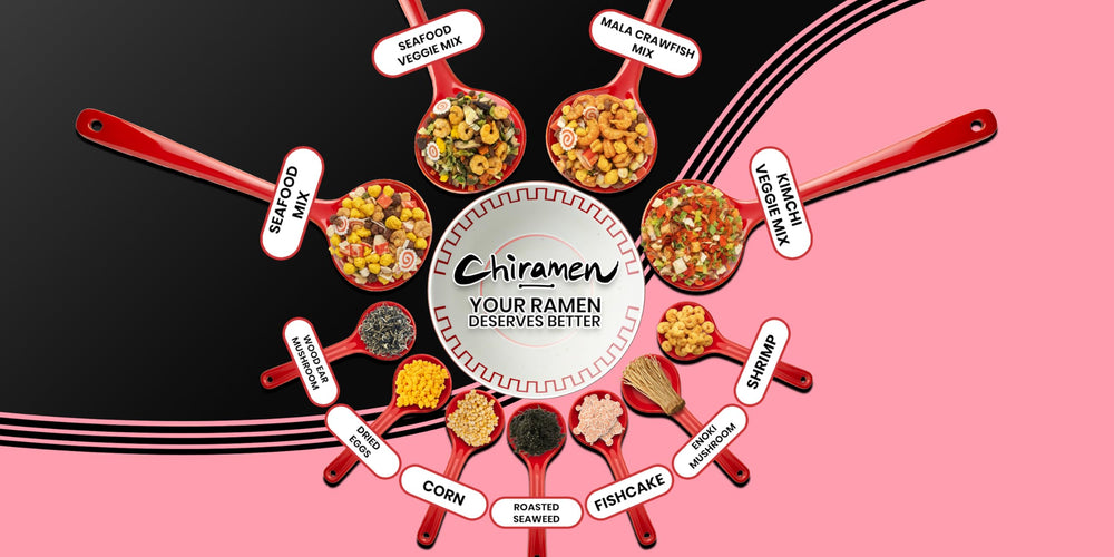Chiramen Enoki portable topping kit suited for travel