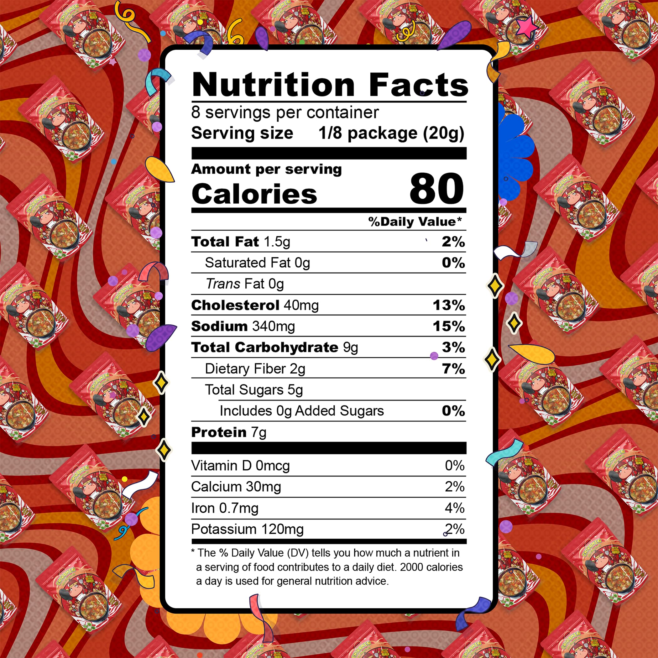 Chiramen squid slices provide bite and depth to instant noodles.