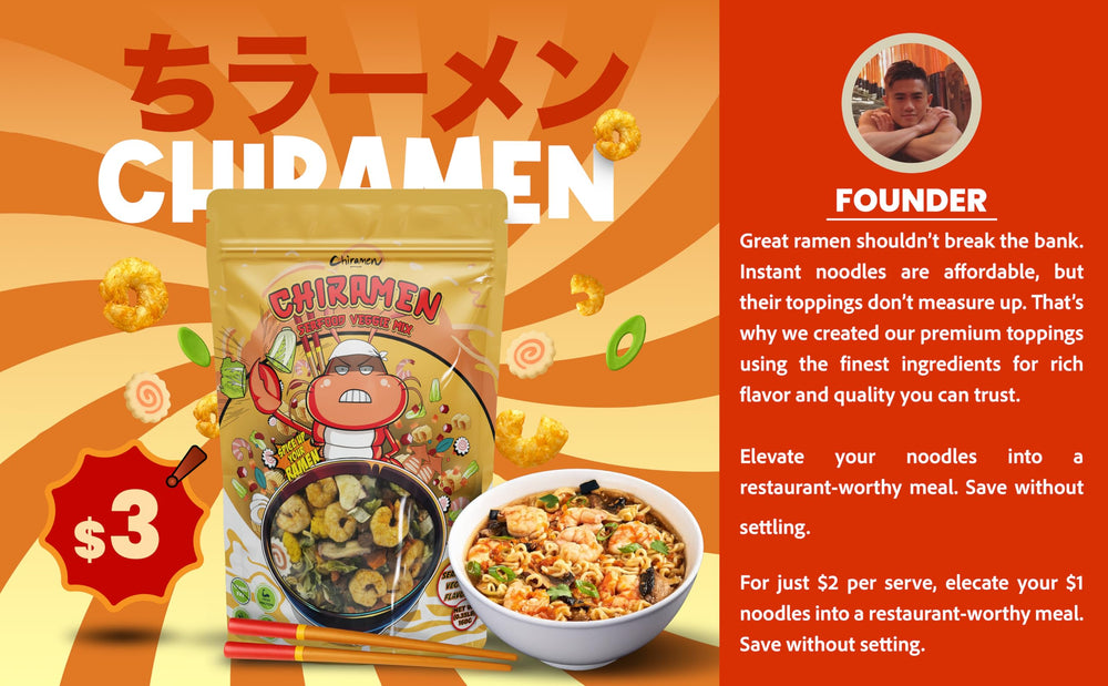 Chiramen plant-based beef topping brings hearty protein to ramen bowls