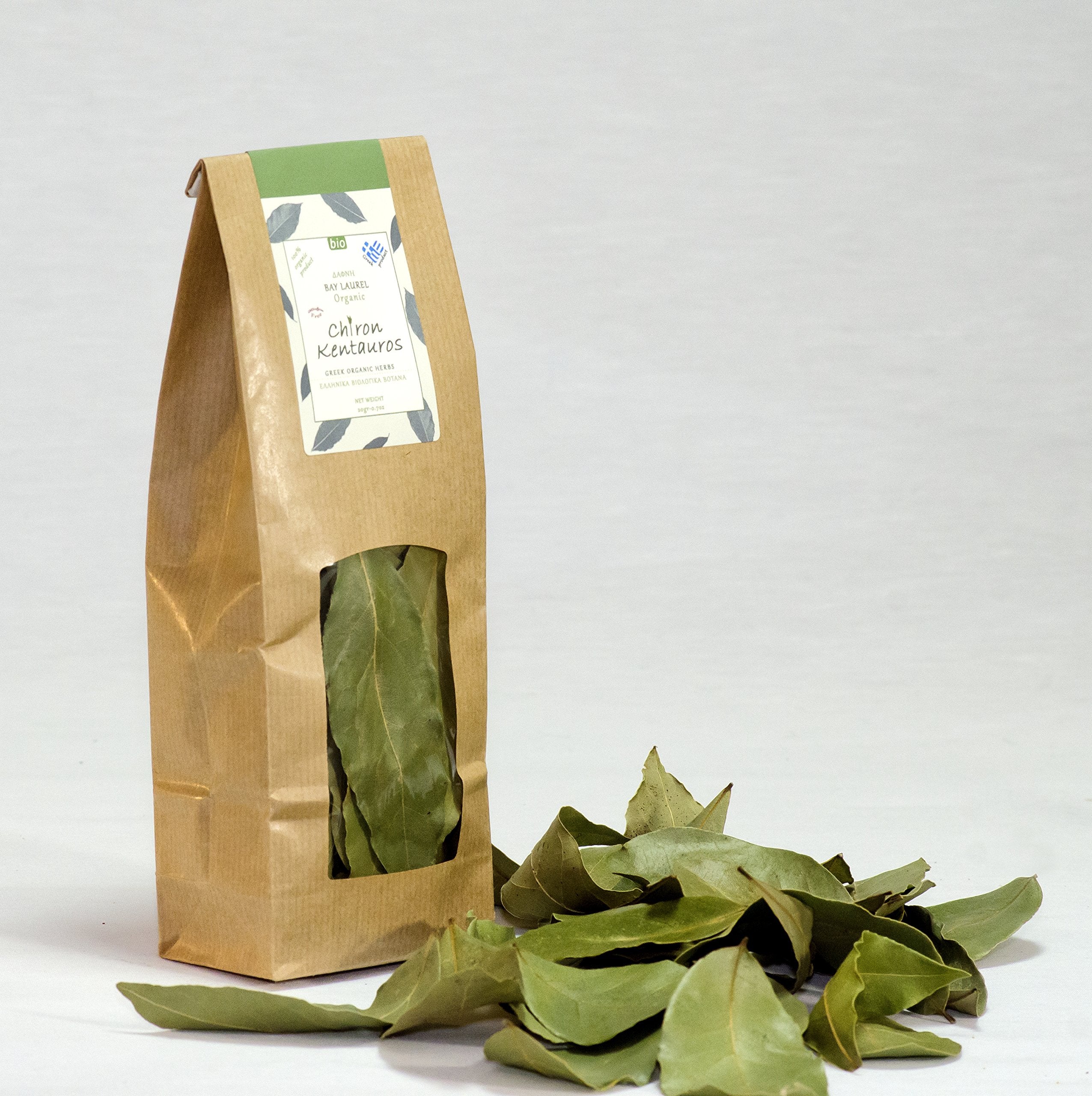 Chiron Kentavros bay laurel leaves from Pelion, ideal for flavorful stews and sauces.