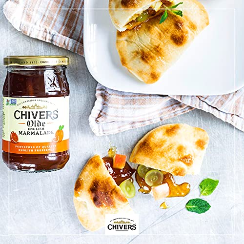 Chivers Olde Eng Marmalade on a scone for tea time.