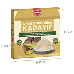 Chobella kataifi shredded filo dough ready to bake for a golden crunchy finish