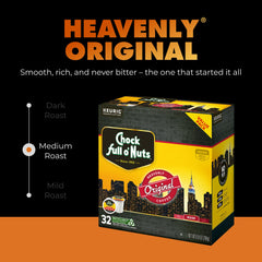 Chock Full o Nuts Arabica beans emphasizing careful selection and roasting.