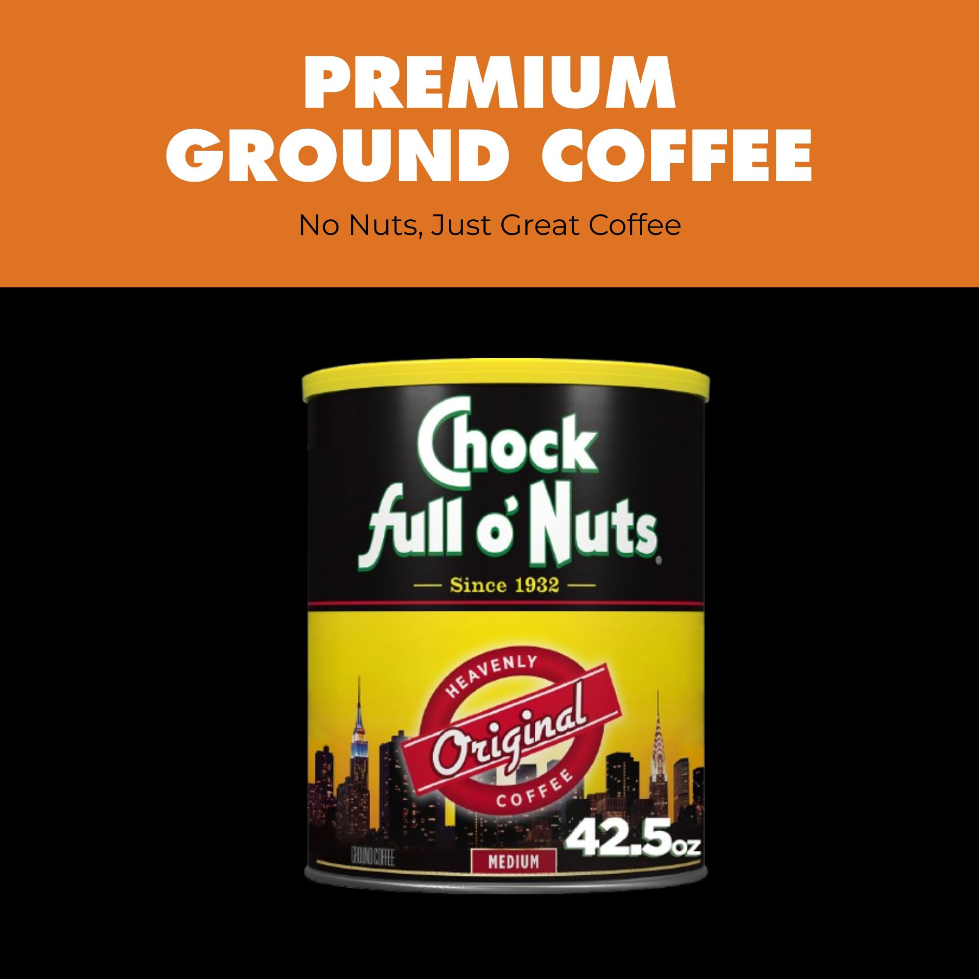 Chock Full o'Nuts Heavenly Original percolator brew on the stove