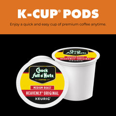 Chock Full o Nuts K-Cup pod ready for quick single-serve brewing.