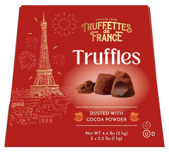 Chocmod Truffettes de France gift box, two elegant chocolate boxes, ideal for gifting.