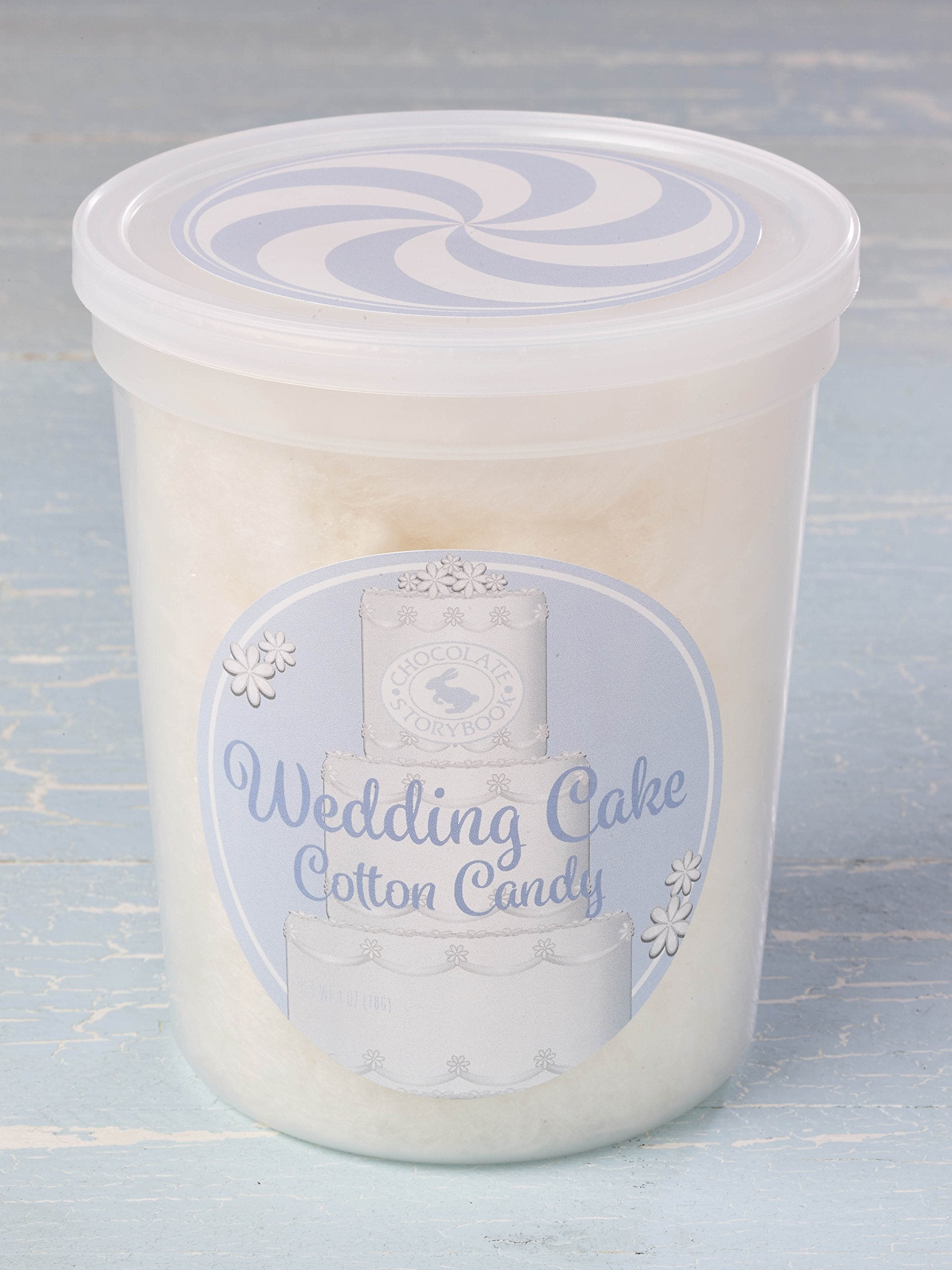 CHOCOLATE STORYBOOK cotton candy gift box ideal for party favors.