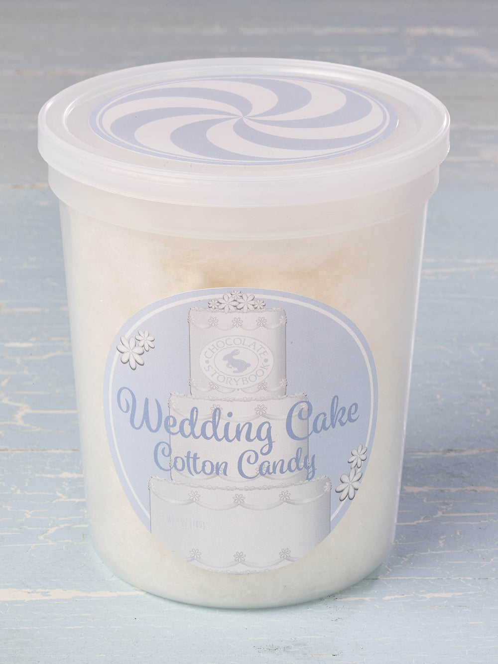 CHOCOLATE STORYBOOK cotton candy gift box ideal for party favors.
