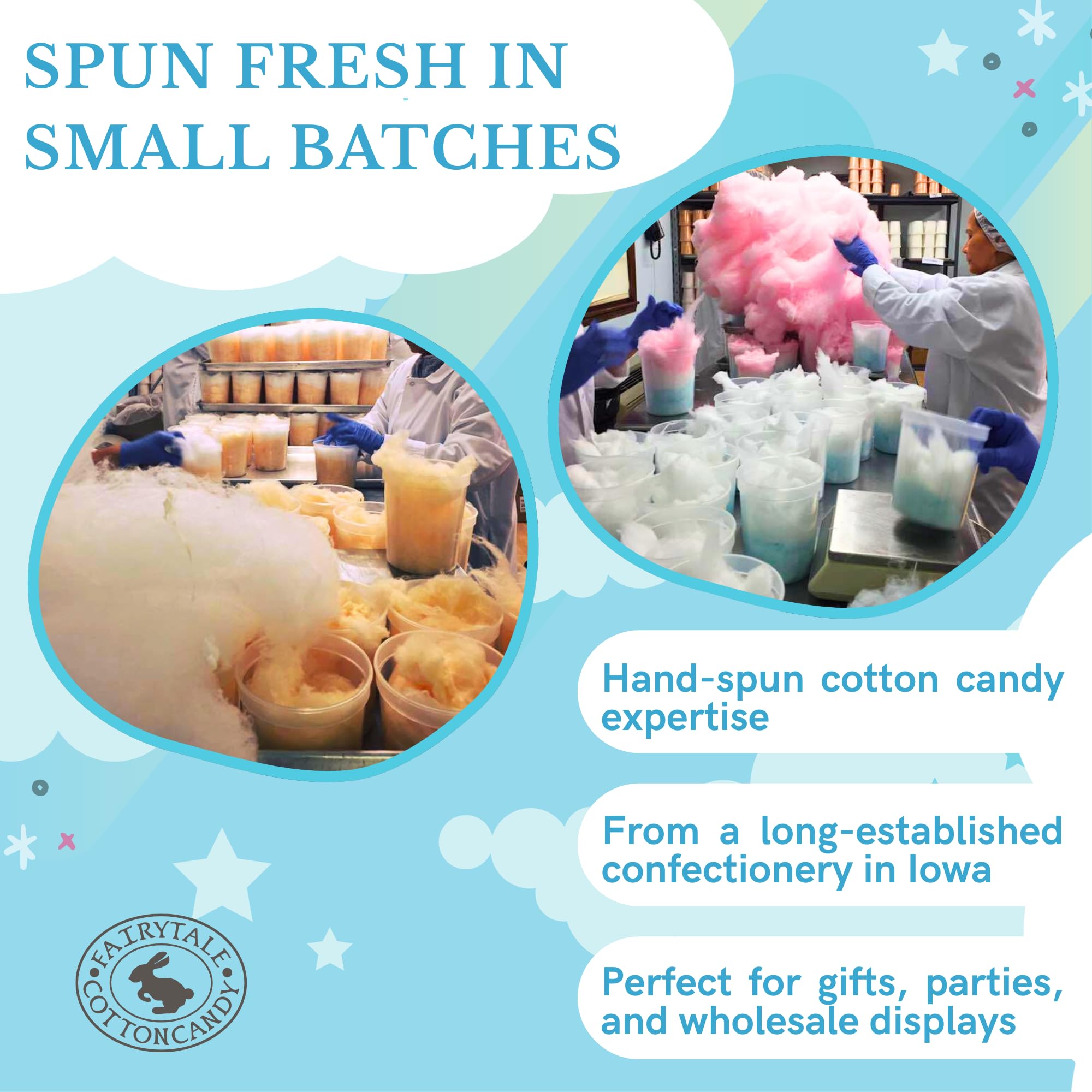 CHOCOLATE STORYBOOK pickle cotton candy for birthdays adds playful nostalgia.