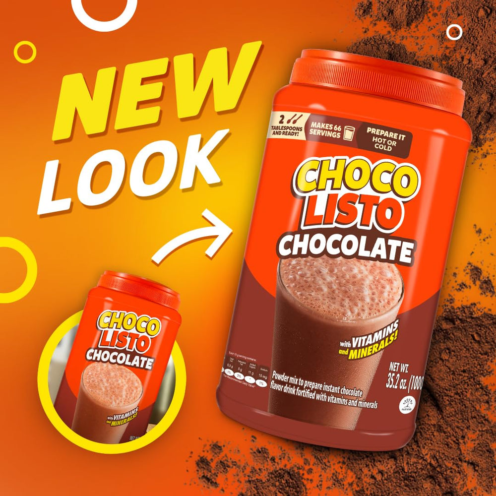 Chocolisto chocolate drink for kids, smiling and enjoying a nutritious treat
