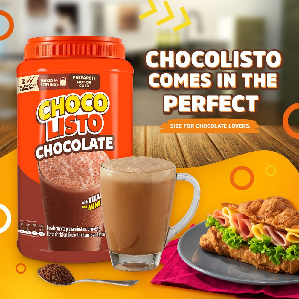 Chocolisto pour into glass shows smooth, creamy texture