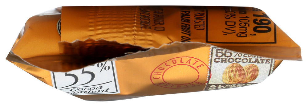 Chocolove dark chocolate almond butter cups individually wrapped for on-the-go snacking