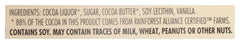Chocolove Belgian chocolate melt shows silky texture and depth.