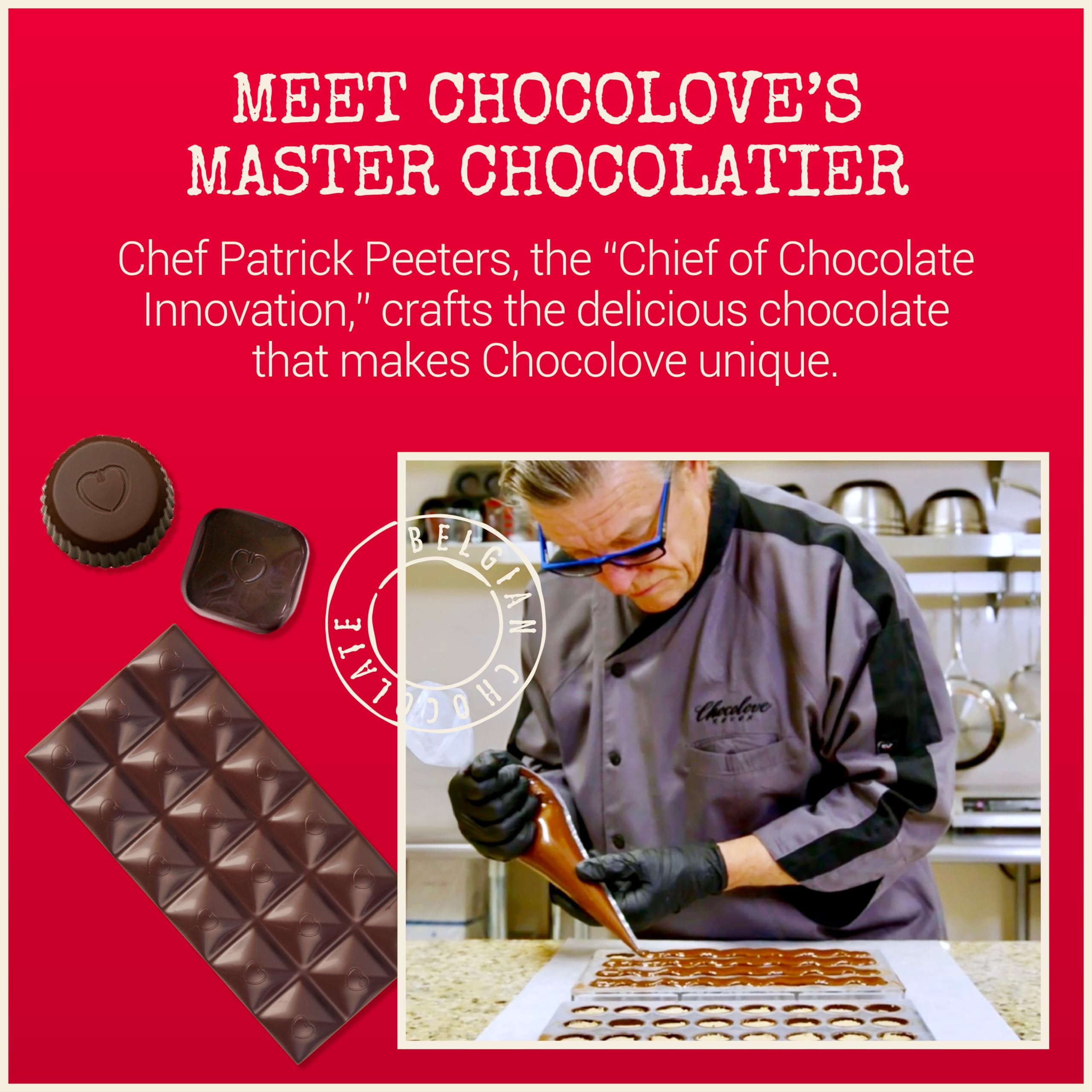Chocolove gift-packaging with decorative wrappers ready for sharing