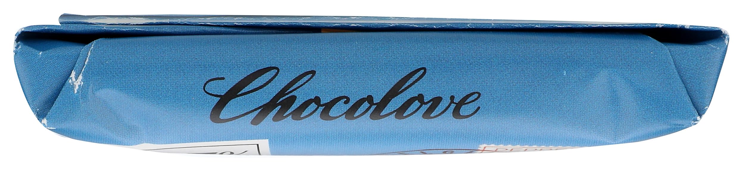 Chocolove peppermint dark chocolate with mint swirls, a cool and inviting treat