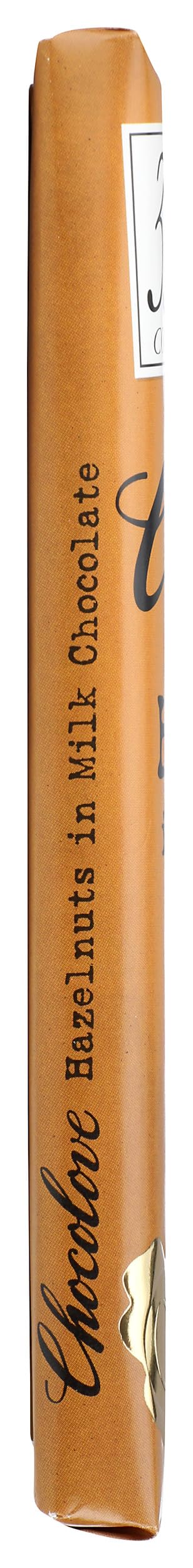 Chocolove XOXO Hazelnuts in Milk Chocolate Bar packaging image signals premium ingredients and care