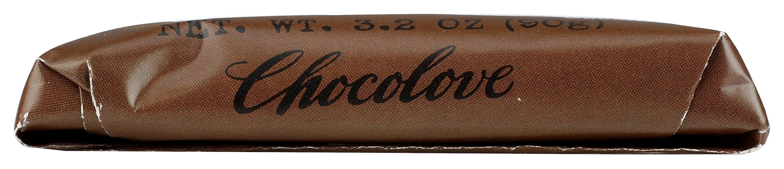 Chocolove Xoxox Bar on a grocery shelf, premium treat for shoppers.