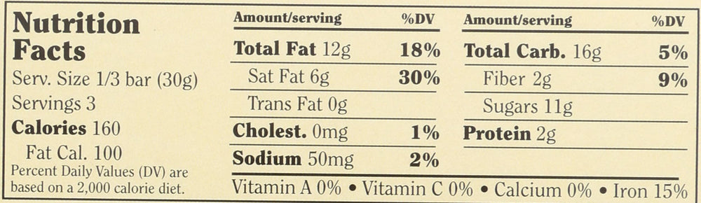 Chocolove Xoxox Bar ingredients visual, showing almonds and dark chocolate.