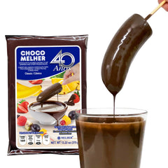 Chocomelher Clasico 2-pack coating ready for dipping frozen fruit