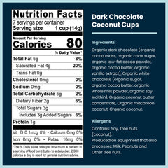 ChocXO coconut center in dark chocolate provides a creamy, island-inspired filling.
