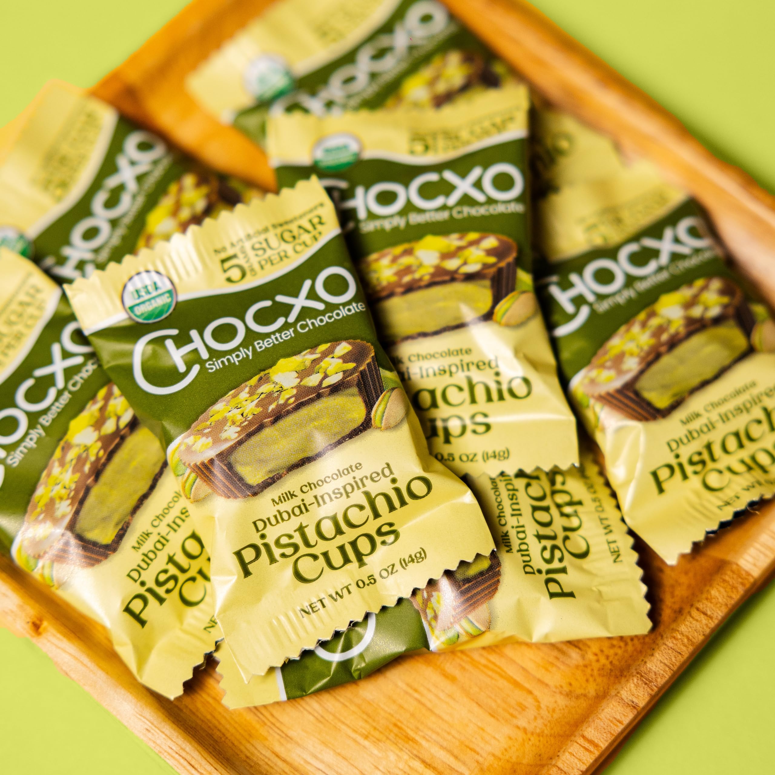 Low sugar formulation for a lighter indulgence without artificial sweeteners.
