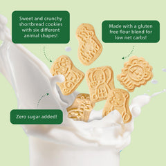 ChocZero Animal Crackers Cinnamon animal shapes appeal to kids and adults alike.