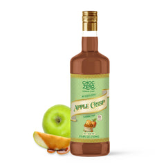 ChocZero Apple Crisp sugar-free syrup bottle adds bold flavor to keto-friendly breakfasts.
