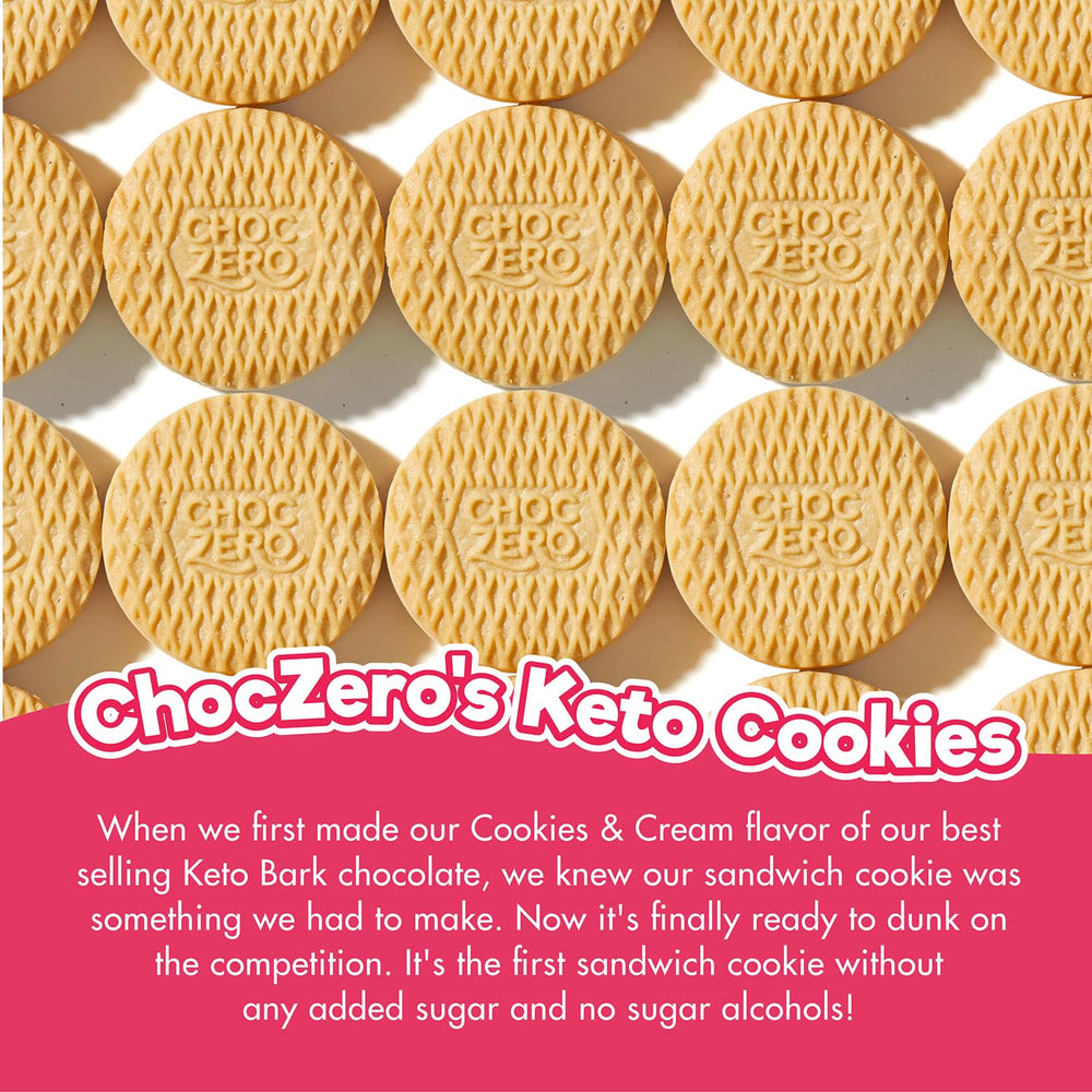 ChocZero Churro Dunkies close-up highlighting sugar-free, keto-friendly texture.