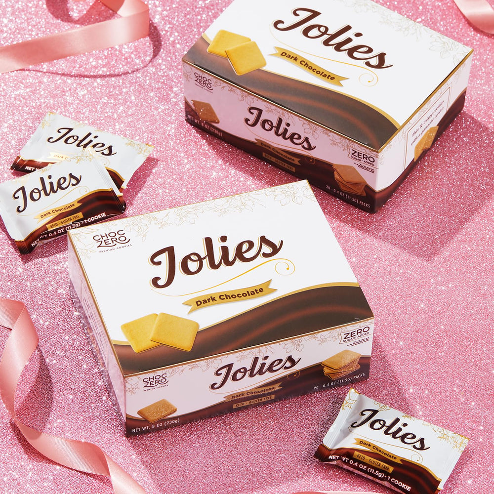 ChocZero Jolies with coffee or tea, ideal for a mindful treat