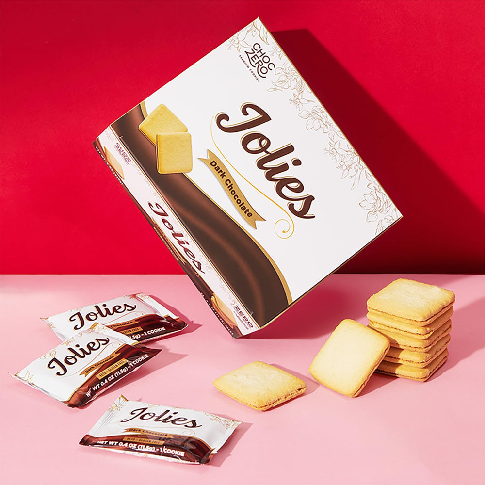 ChocZero Jolies snack plate featuring gluten free keto cookies