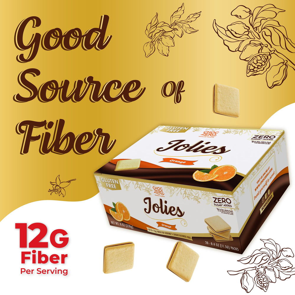 ChocZero Jolies cookies on a tea break, keto-friendly treat