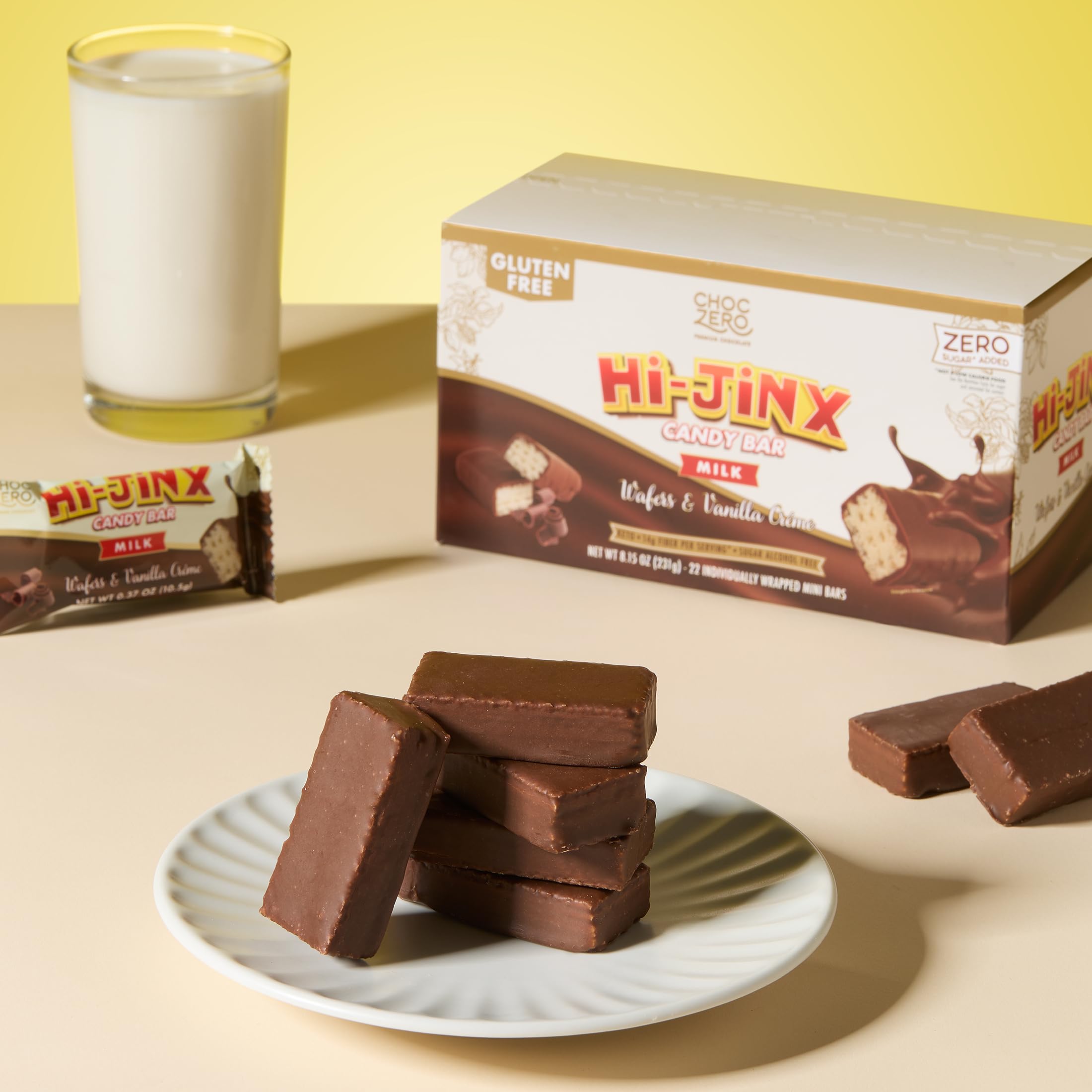 ChocZero Hi-Jinx gluten-free and soy-free chocolate treat