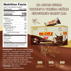 ChocZero Hi-Jinx vanilla crème center for creamy flavor without added sugars