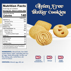 ChocZero Keto Butter Cookies in an 8 oz tin, ready for gifting.