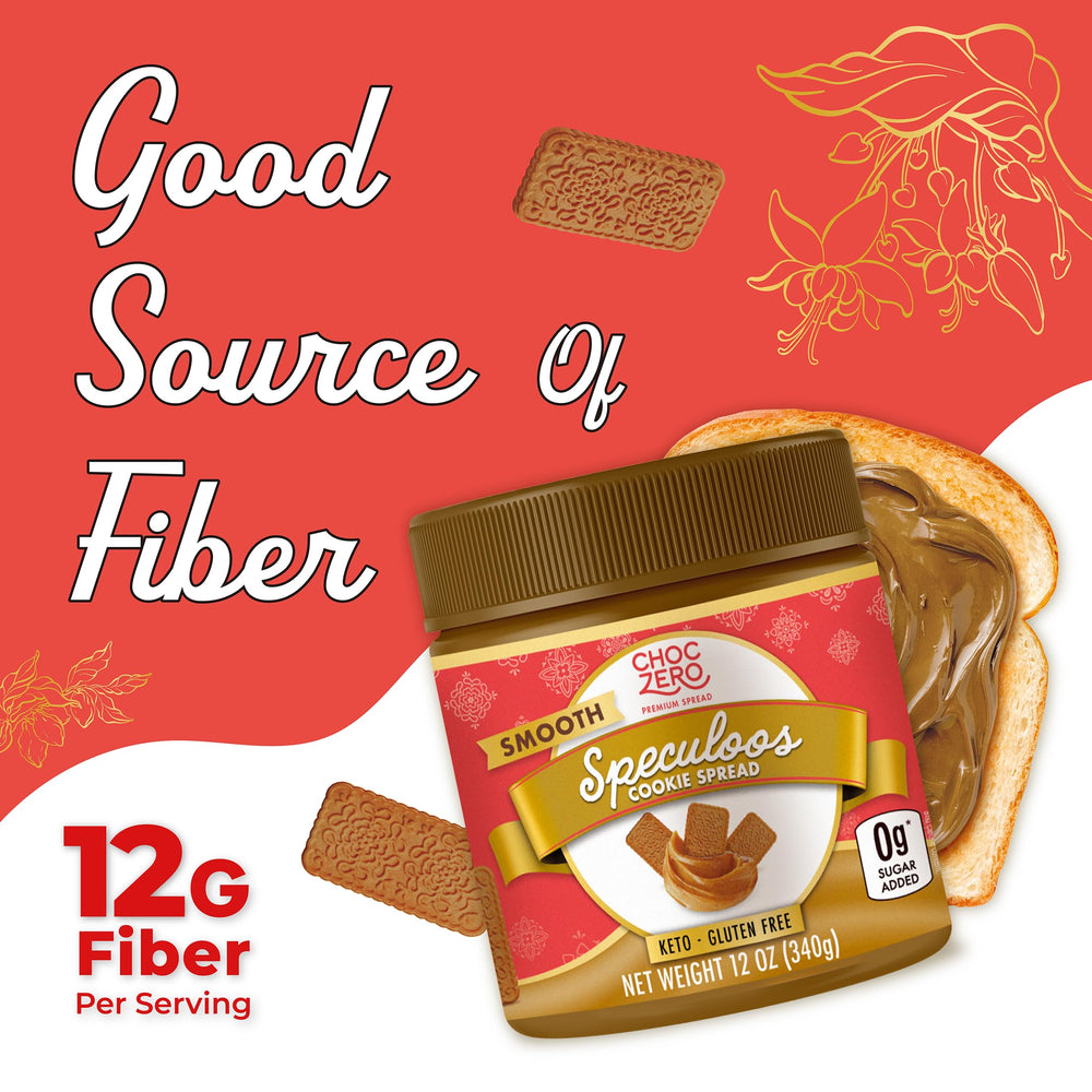 ChocZero Smooth Speculoos Spread used in baking to flavor desserts.