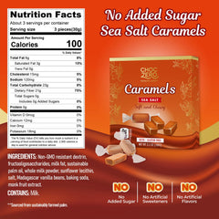 ChocZero Sugar Free Caramels close-up showing creamy soft texture